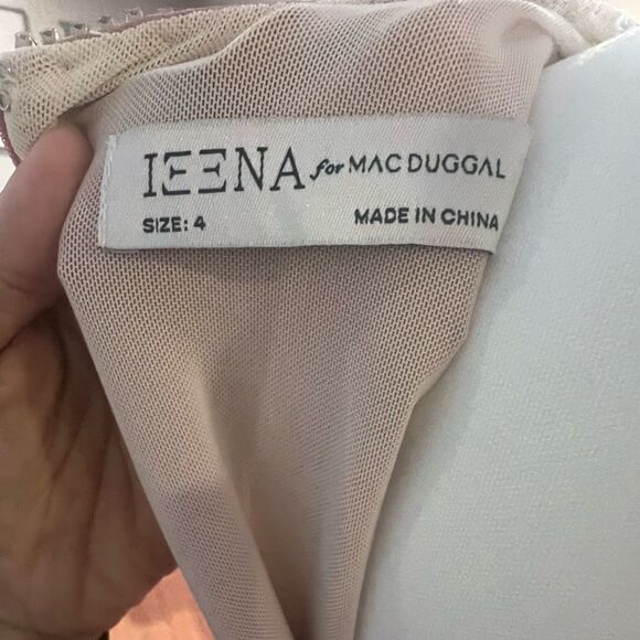 NWT IEENA FOR MAC DUGGAL Pink Embellished Neck Trumpet‎ Gown size 4 women's - Picture 11 of 13